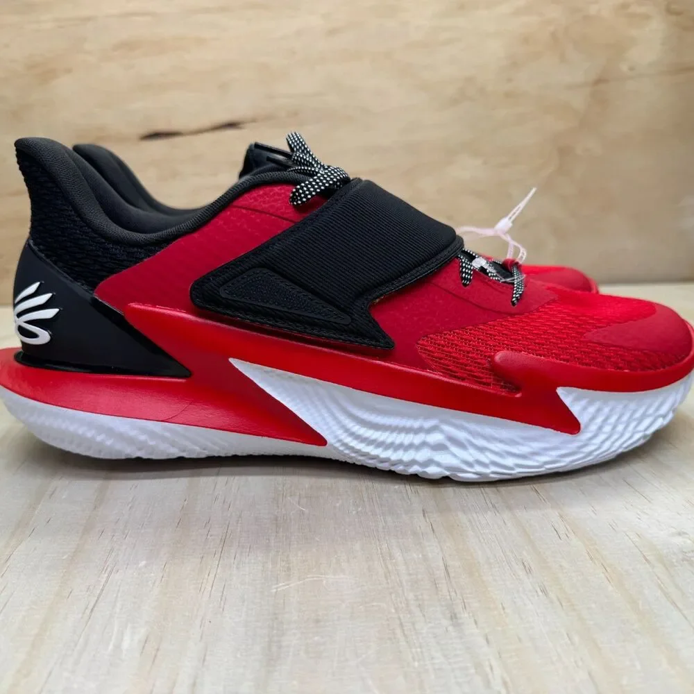 NEW Under Armour Curry Fox 2 Mens Sz 15 Red Black Sneakers Shoes 6011008-008